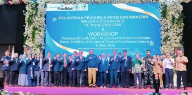 Pengurus PERSI dan MAKERSI Gorontalo Periode 2026–2030 Resmi Dilantik